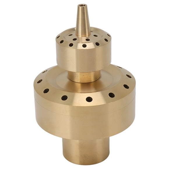 Copper Double Column Fountain Nozzle Music Fountain Landscape Scenery Nozzle Water Fountain Nozzle G1in