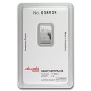 2 gram Platinum Bar - (In Assay)