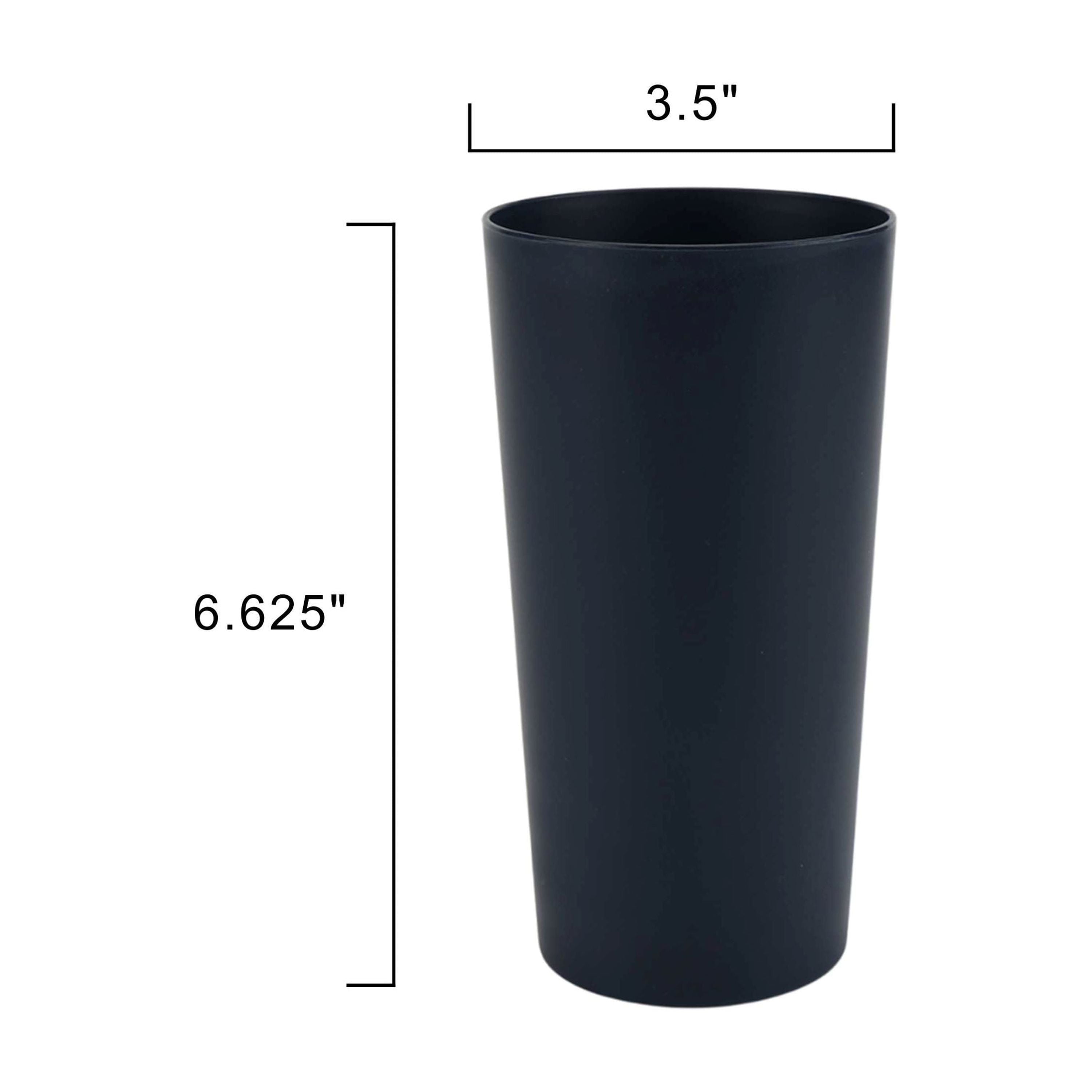 Mainstays - Dark Blue Round Plastic Tumbler, 26-Ounce