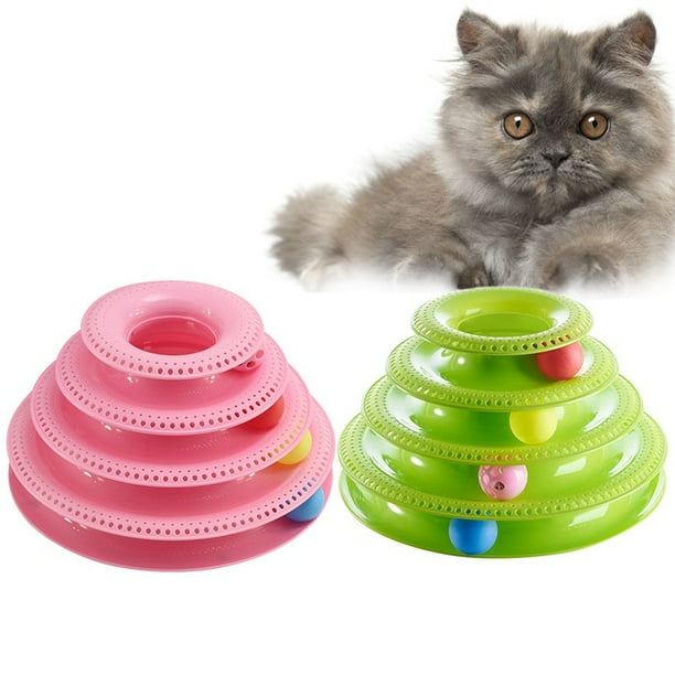 circular turntable cat toy