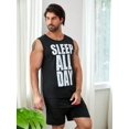 thumbnail image 2 of Ensemble de Pyjama Graphique Slogan pour Hommes, 2 of 4