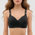 thumbnail image 4 of idosla Women Padded Push Up Bras Seamless Soft Underwire T-Shirt Bra (Black, 38), 4 of 6