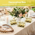 thumbnail image 3 of ABCISI 12PCS Party Favor Boxes, Treasure Chest for Candy Box Wedding Favor Boxes Clear Favor Gift Boxes for Wedding Baby Shower Birthday Party Decorations (Gold), 3 of 9