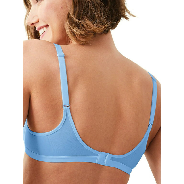 Hanes Women's Breathable Comfort Underwire Bra, Zen Blue, 38DD 