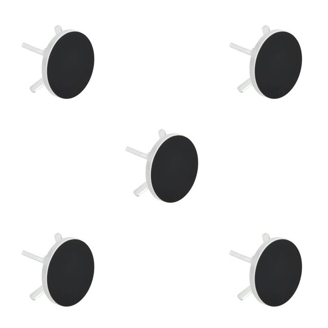 Naiovety 2x bastidores de béisbol, soporte portátil para pelotas de Golf de durabilidad, equipo deportivo de moda acrílico pequeño para softball Transparente 5piezas Naiovety CBP214333