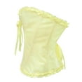 thumbnail image 6 of JFGHDG Cordet Top Vintage Corset Bustier Corset Women Corset Women Corset Tank Tops for Women Corset Halter Top Light Yellow 2xl, 6 of 6