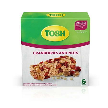 Tosh Blueberry Cereal Bar 7.76 Oz