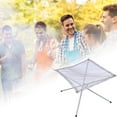 thumbnail image 4 of Zmoon Portable Camping Fire Pit Stainless Steel Mesh, 4 of 8