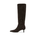 thumbnail image 3 of Madden Girl Women's Dicee Kitten Heel Knee High Boots (Wide Calf Available), 3 of 6