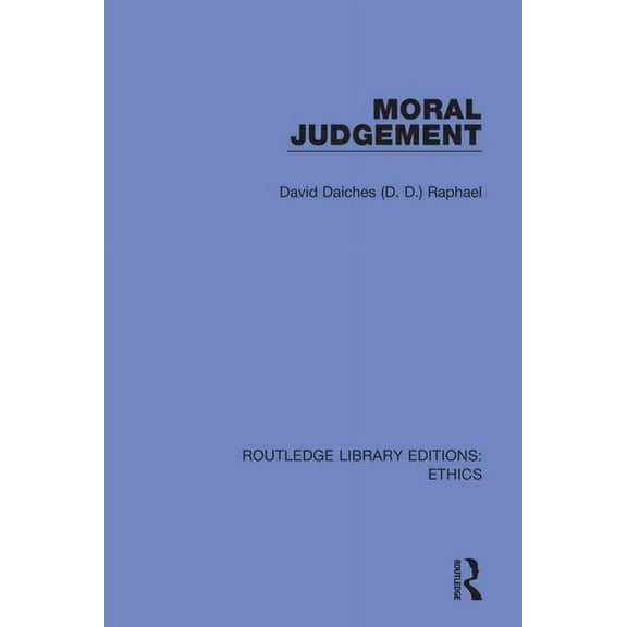 Routledge Library Editions: Ethics Moral Judgement, (Paperback)