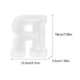 thumbnail image 2 of WWG Large Alphabet Epoxy Resin Mold 26 Letters 5x5x1.5cm 2x2x0.6in Each Silicone for DIY Candle Soap Chocolate Craft Decoration, 2 of 6