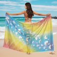 thumbnail image 4 of Uourmeti Sarong Wraps for Women Tie-Dye Butterfly Flowy Chiffon Scarf Blouse for Swimwear Bikini Wrap for Lover One Size, 4 of 7