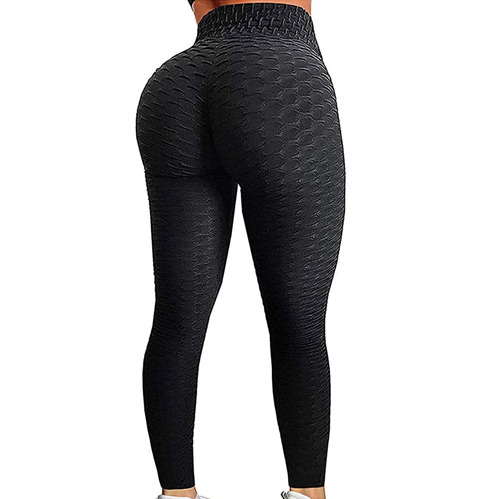 Ilfioreemio Butt Lifting Anti Cellulite Sexy Leggings for Women High  Waisted Yoga Pants Workout Tummy Control Sport Tights 