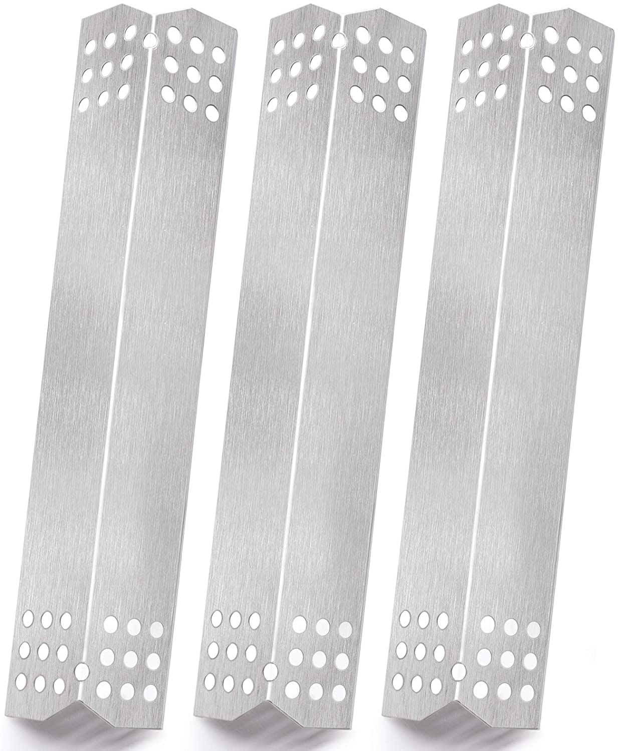 Adviace Ersatzteile Für Grillmaster 720-0737 – 3 Brennerrohre & 3 Hitzeschilde Aus Edelstahl | Reparatur-Set Für Grill