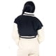 thumbnail image 3 of Chamarra Para Mujer Bomber Varsity Mangas Pu Quarry Color Negro, 3 of 4