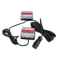 thumbnail image 3 of koolsoo LED Tail Light Trailer Trucks Stop Indicator Light Submersible, 12V Red+White, 3 of 9