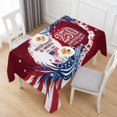 thumbnail image 6 of Anniversary USA Table Cloth Waterproof Tablecloths, 4th of July 1776-2026 American Flag Tablecloth Dining Table Cover for Kitchen Party Tabletop Outdoor, Rectangle Tablecloth 60x120 Inch, 6 of 9