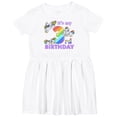 thumbnail image 3 of Inktastic It's My 3rd Birthday Unicorn Girls Toddler Dress, 3 of 5