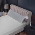 thumbnail image 2 of 2 Piece Body Pillowcase Solid Silver Body Pillowcase Size 20X65, 100% Egyptian Cotton, 800 Thread Count, Decorative Pillowcases Set, 2 of 5