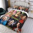 thumbnail image 3 of Zombie de Disney Conjunto de sábanas temático, trío de piezas, cómodo y amigable con la piel, diseño único, regalo de decoración para el hogar para familiares, amigos y fans,173cm *218cm, 3 of 6