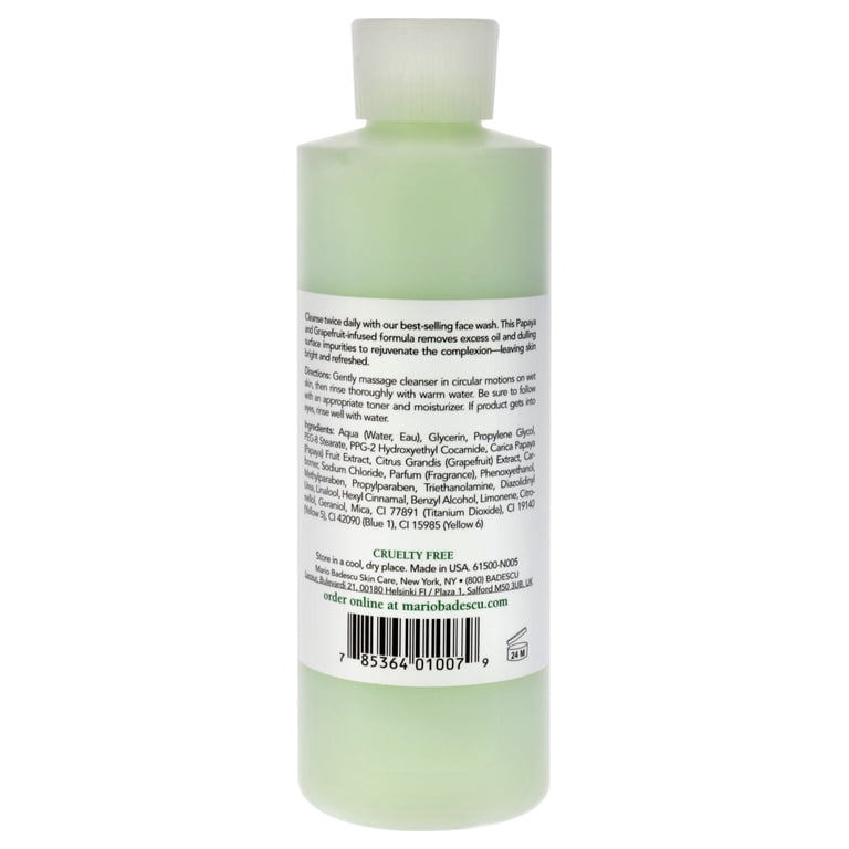 Mario Badescu Skin Care, Enzyme Facial Cleansing Gel, 8 oz