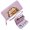 Purple, variant on GEEAD Personalized RFID Wallet for Women Secure Wallet for Women Harvest Celebration Rustic Animals Autumn Produce Snap Button Wallet Includes Wrist Strap