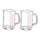 thumbnail image 5 of Taza medidora de vidrio transparente, jarra medidora de líquido, cristalería y boquilla para beber, jarras de vidrio para café expreso para cocina Rojo BLESIY Tazas medidoras, 5 of 8