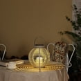 thumbnail image 1 of MesaSe Garden Solar Light Solar Hand Woven Rattan Lantern Balcony Candle Lantern Outdoor Flame Lamp Led Lawn Camping Light Garden Decorative Lantern LED Candle Lighting, 1 of 4