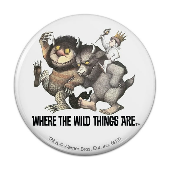 Where the Wild Things Are March Kitchen Refrigerator Locker Button Magnet