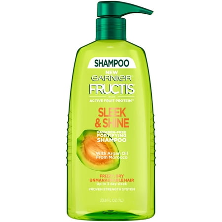 Garnier Fructis Sleek & Shine Shampoo, Frizzy, Dry, Unmanageable Hair, 33.8 fl. (Best Shampoo To Get Straight Hair)