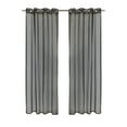 thumbnail image 5 of Outdoor Decor No Se'em Grommet Curtain Panel Window Dressing 50 x 96 in Black, 5 of 5
