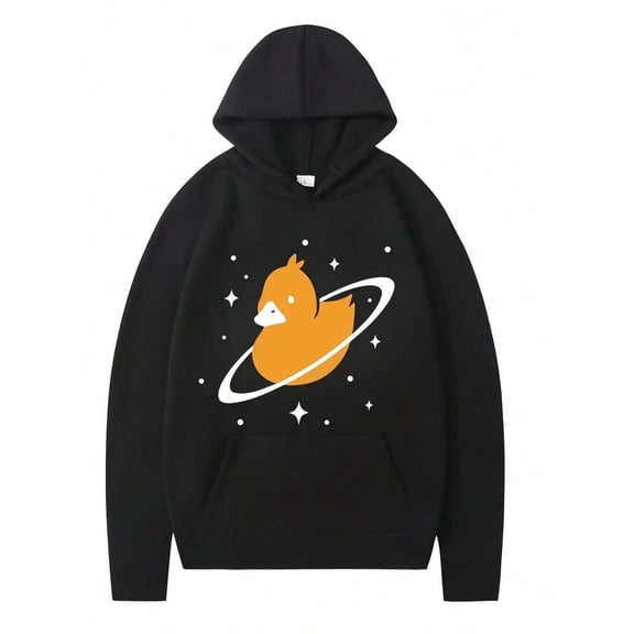 2025 Autumn Winter Fashion  Quackity Hooded Pullover Casual Versatile Sweatshirt For Men