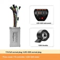 thumbnail image 3 of Controlador Sin Escobillas de 36 V, 48 V y 17 A con Pantalla LED G20 y Kit de Acelerador 130X para Scooter Eléctrico y Kit de Reparación de Bicicletas Eléctricas., 3 of 5