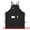 Black, variant on Unique Bargains Adjustable Waterproof Kitchen Apron with Pockets Durable Polyester Black