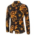 thumbnail image 4 of Chaqueta de traje informal con estampado de personalidad de moda de otoño e invierno para hombre Pompotops oipoqjl22034, 4 of 4