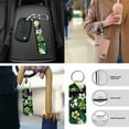 thumbnail image 6 of Yuyamidu Green Polynesia Car Seat Cover Set with Steering Wheel Cover Hibiscus Seat Belt Pad Cup Holder Palm Leaves Auto Armrest Cover for Most Cars SUVs Auto Accessories, 6 of 6