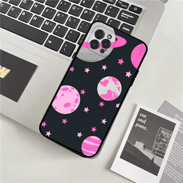 Solar System Planets Phone Case For iPhone 15 14 13 12 Mini 11 Pro XS Max X XR SE 6 7 8 Plus Soft Silicone Cover