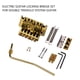 thumbnail image 3 of Sistema de trémolo Conjunto de sistema de trémolo doble con bloqueo de guitarra eléctrica Puente de guitarra dorado Romacci Sistema de trémolo, 3 of 5