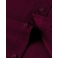 thumbnail image 2 of sogami Mens Long Sleeve Basic Business Shirt Formal Dress Shirts with Pocket, 2 of 7