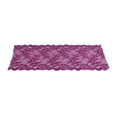 thumbnail image 5 of Cinta de encaje de 18 cm de ancho, estilo único, accesorios de ropa suaves y gruesos para decorar ropa, pantalones, color morado oscuro, 5 of 5