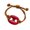Red, variant on Fashionable Pigs Nose Resin With Customizable Fit Stretchable Trendy Bangle Accessory Ideal For Gifts