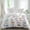 White, variant on Alphabet Set of 4 Bedding Quilt Covers, Cartoon Colorful Animals Letter Crayon 4-Piece Bed Sheet Set with Extra Soft Bed Sheets Quilt Cover Pillowcase, Twin