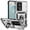 Silver, variant on TYJKeJi Fashion Case Kickstand Drop Resistant Shockproof Case For Samsung Galaxy S26 Ultra