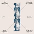 thumbnail image 4 of JONATHAN Y SUPERSOFT 2 x 8 Runner Rug, Zoe Bohemian Abstract Marble - Navy/White, SEU302A-28, 4 of 6