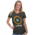 thumbnail image 5 of Love Progress Gay Pride Flag Spiral Women's T Shirt Ladies Tee Brisco Brands X, 5 of 5