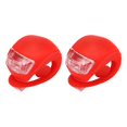 thumbnail image 1 of 3uds. Luz De Silicona Bicicleta Delantera Impermeable Accesorios De Bicicleta Rojo 2 Piezas, 1 of 4