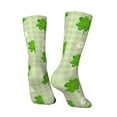 thumbnail image 5 of Uemuo St Patrick's Day11 Pattern Women's Crew Socks, Soft Durable Breathable Moisture-Wicking with Odor Control Cotton socks, 5 of 9