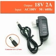 thumbnail image 4 of Isolderstore 18V 2A 1.5A 0.5A Ac Adapter Power Supply 36W Switching Black, 4 of 5