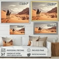 thumbnail image 4 of Designart "Desert Wanderer Camel III" Animals Wall Art Print, 4 of 5