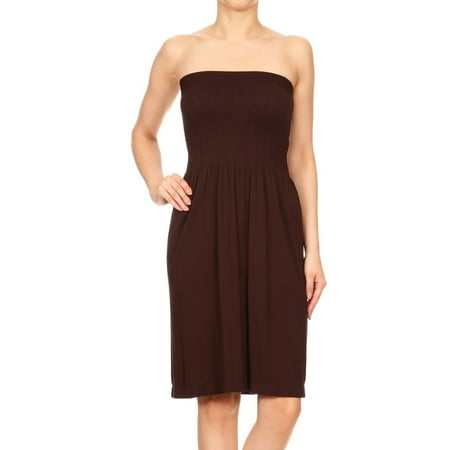 Mint Tube Dress - Women's & Juniors Strapless Summer Tube Beach Mini Dress